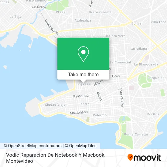 Vodic Reparacion De Notebook Y Macbook map