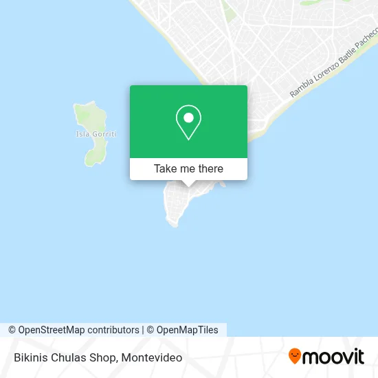 Bikinis Chulas Shop map