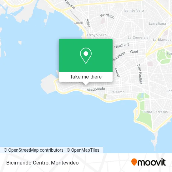 Bicimundo Centro map