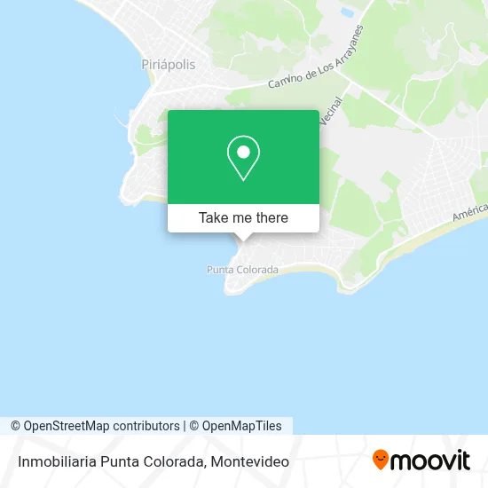 Inmobiliaria Punta Colorada map