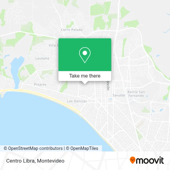 Centro Libra map
