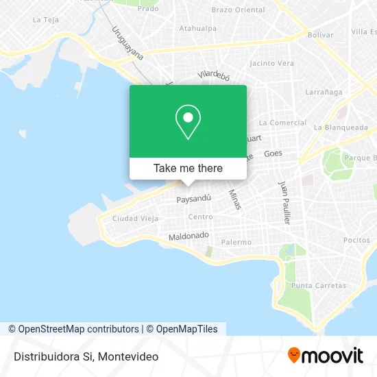 Distribuidora Si map