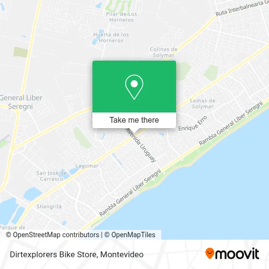 Dirtexplorers Bike Store map