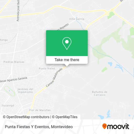 Punta Fiestas Y Eventos map