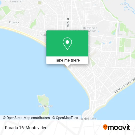 Parada 16 map