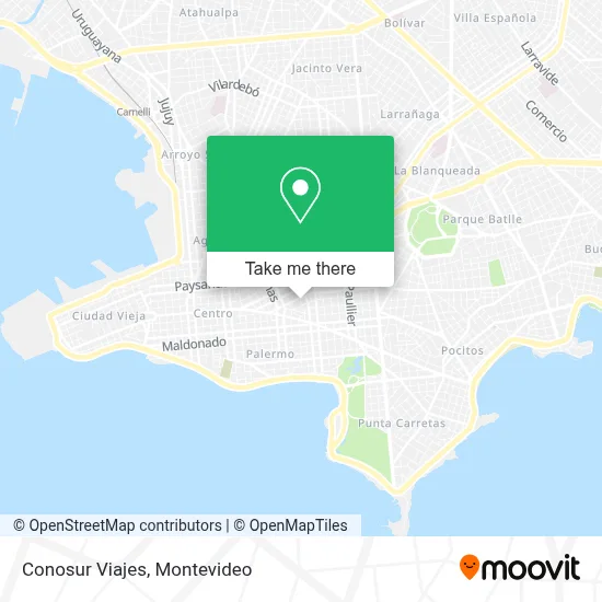 Conosur Viajes map