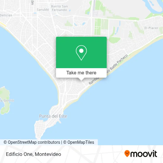 Edificio One map