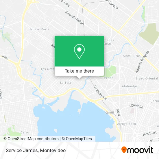 Service James map