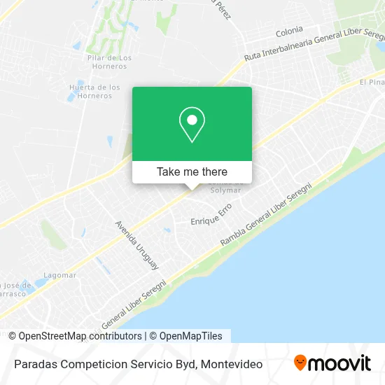 Paradas Competicion Servicio Byd map