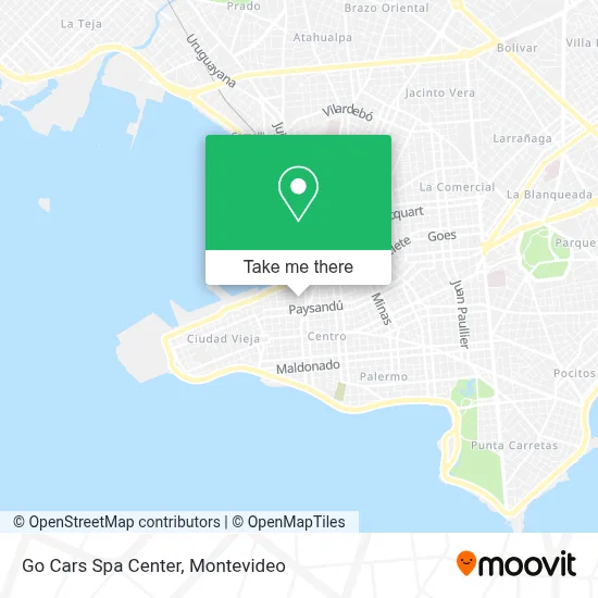 Go Cars Spa Center map