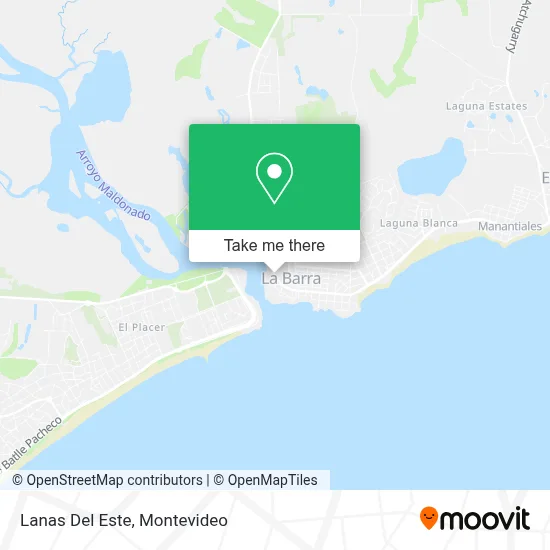 Lanas Del Este map