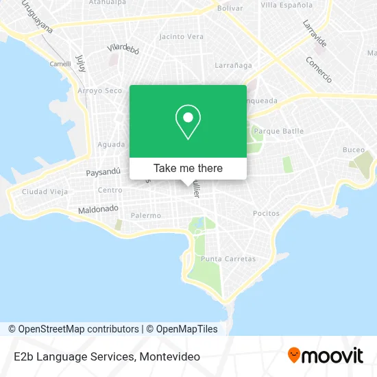 E2b Language Services map