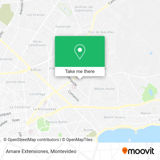 Amare Extensiones map