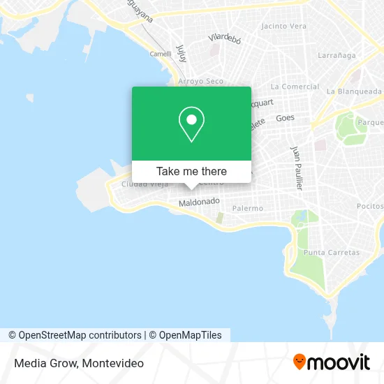 Media Grow map
