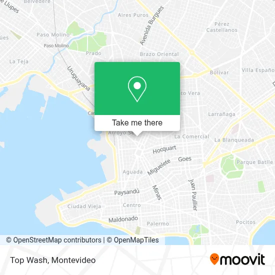 Top Wash map