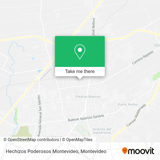 Hechizos Poderosos Montevideo map