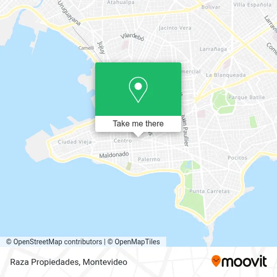 Raza Propiedades map