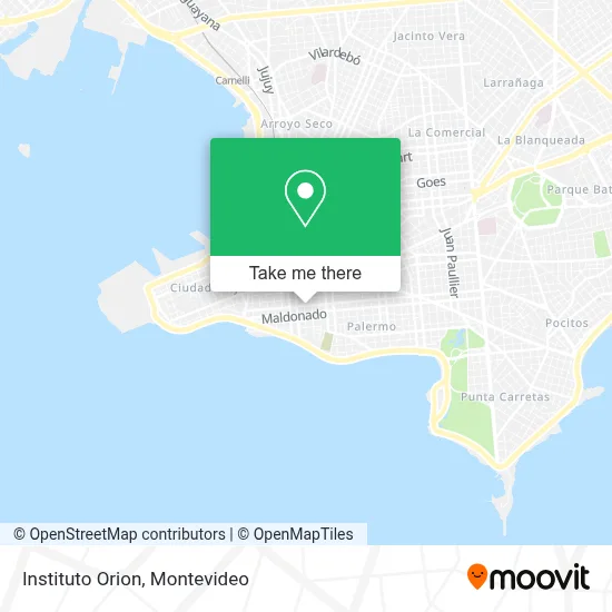 Instituto Orion map