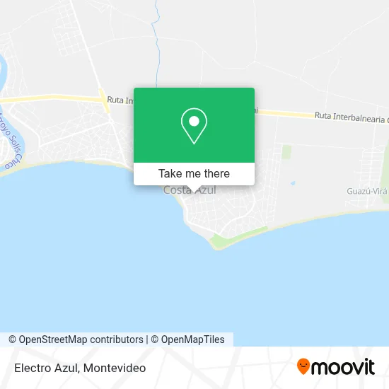 Electro Azul map