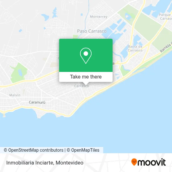 Inmobiliaria Inciarte map