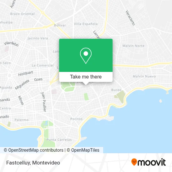Fastcelluy map