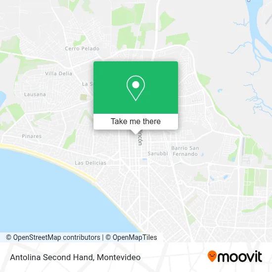 Antolina Second Hand map