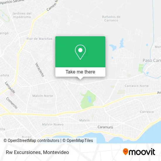 Rw Excursiones map