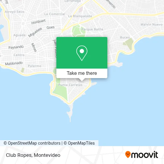 Club Ropes map