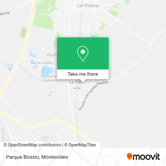 Parque Bossio map