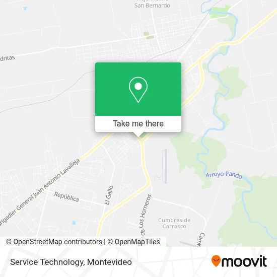 Service Technology map