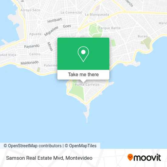 Samson Real Estate Mvd map
