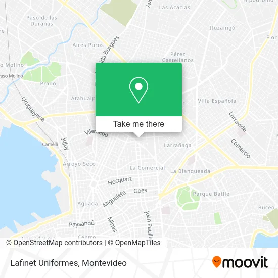 Lafinet Uniformes map