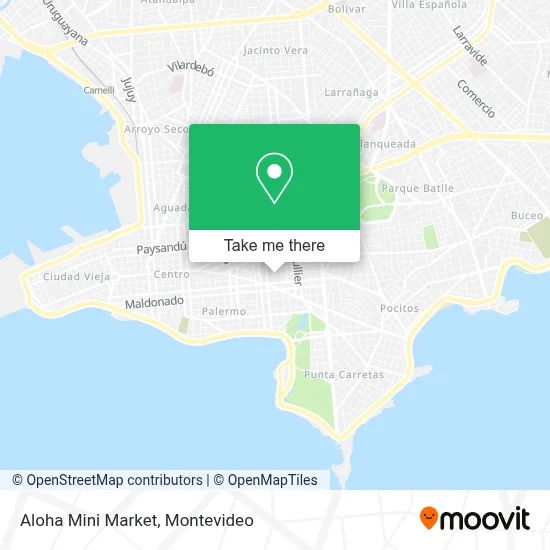 Aloha Mini Market map