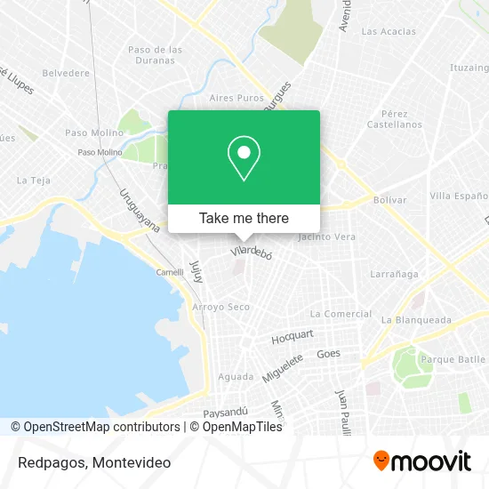 Redpagos map