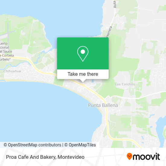 Proa Cafe And Bakery map