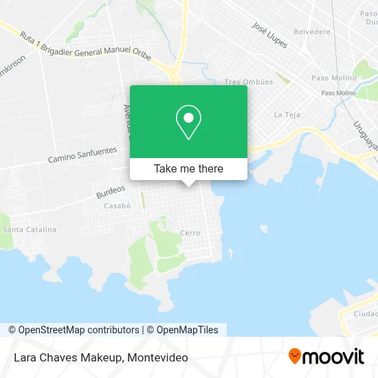 Lara Chaves Makeup map
