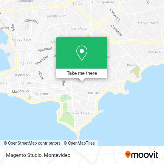 Magento Studio map