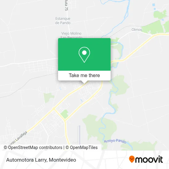 Automotora Larry map