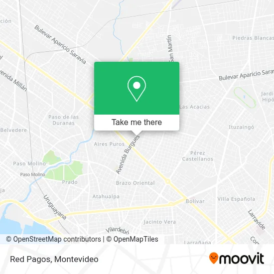 Red Pagos map