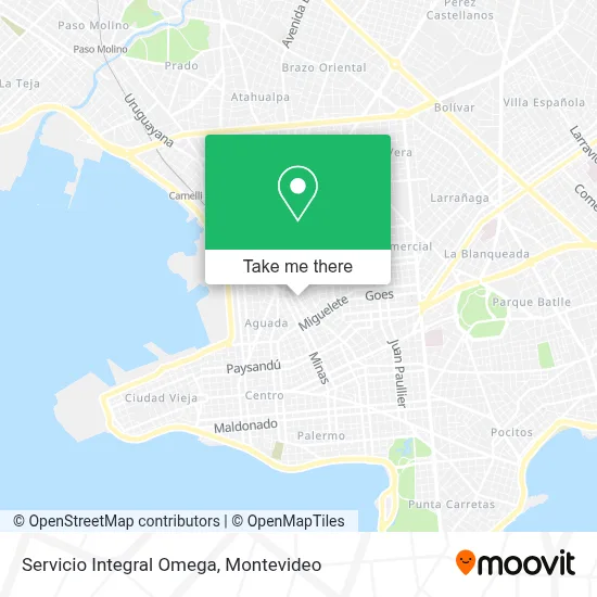 Servicio Integral Omega map