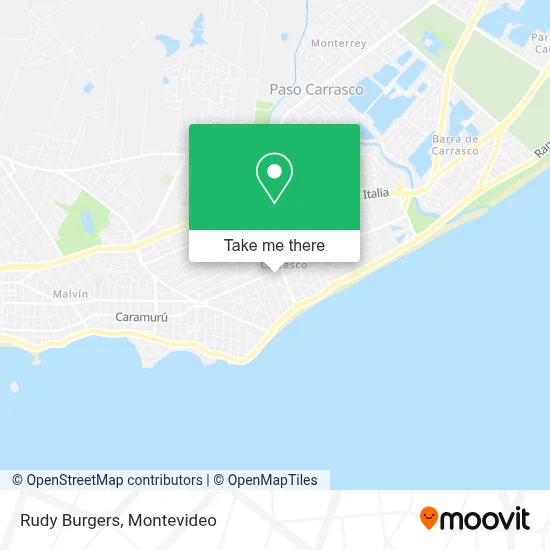 Rudy Burgers map