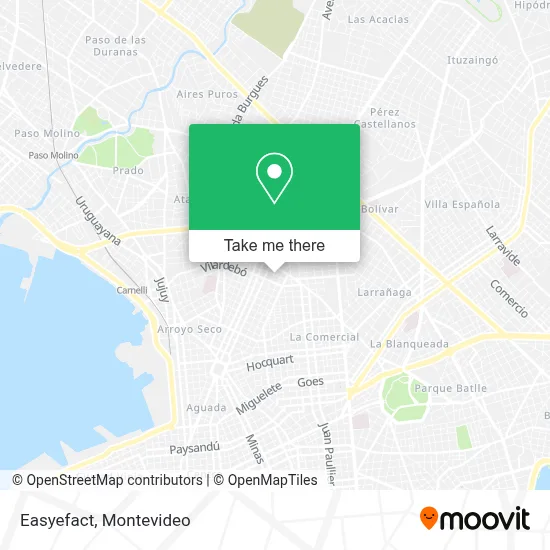 Easyefact map