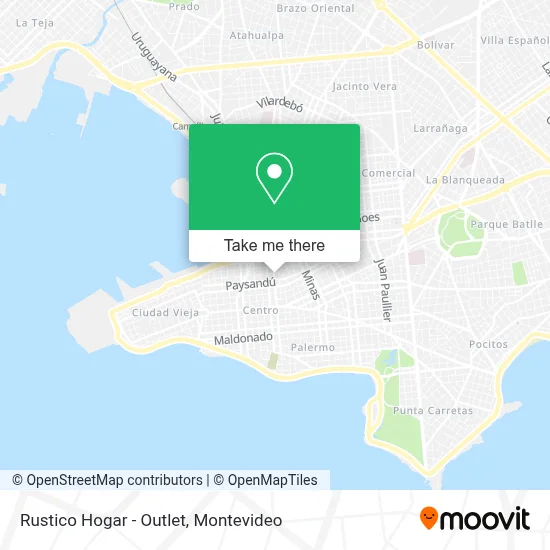 Rustico Hogar - Outlet map