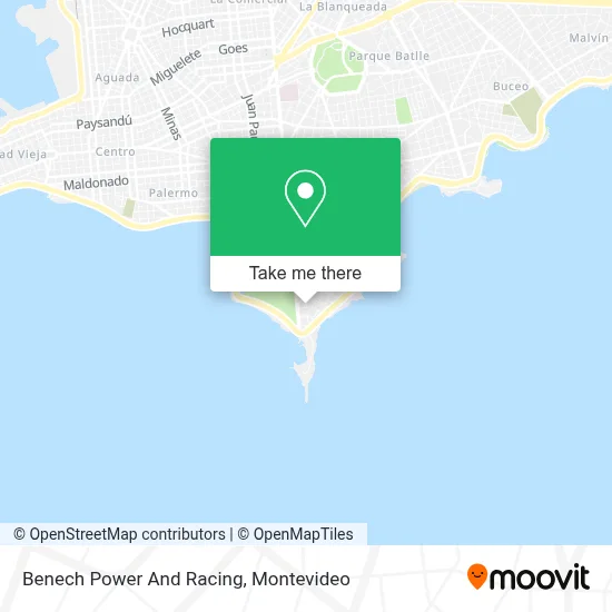 Benech Power And Racing map