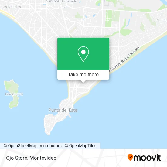Ojo Store map