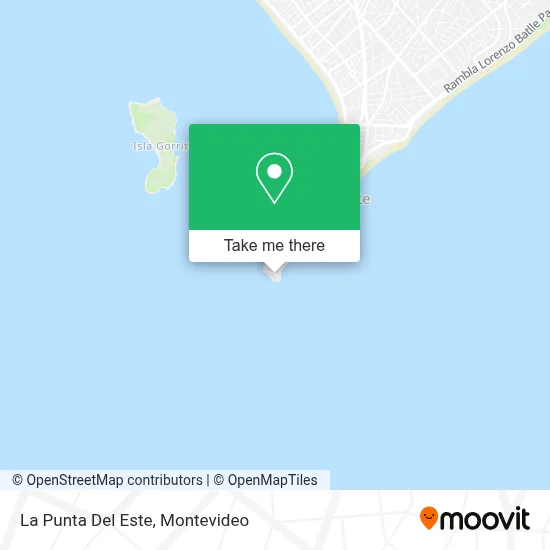 La Punta Del Este map