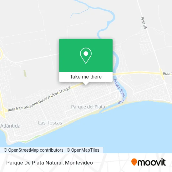 Parque De Plata Natural map