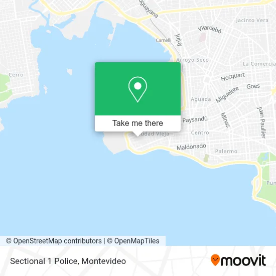 Sectional 1 Police map