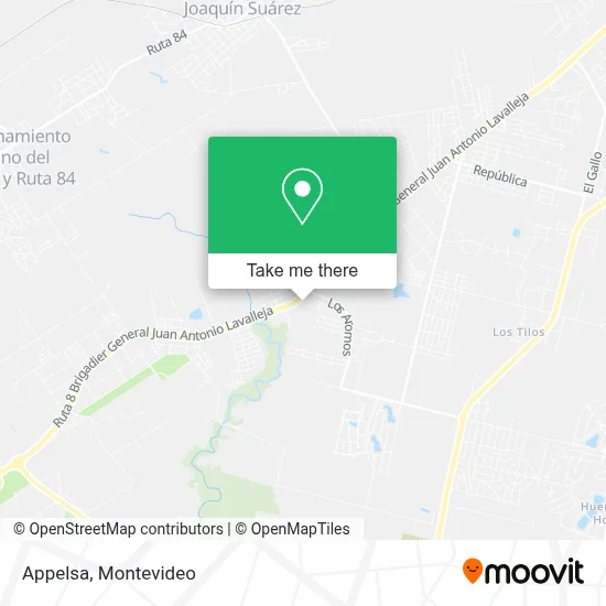 Appelsa map