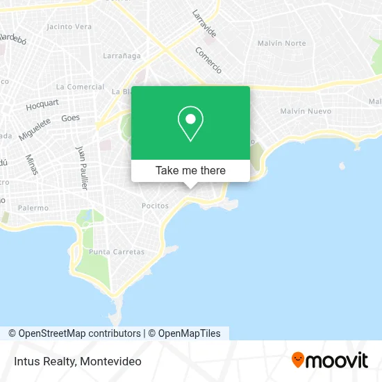 Intus Realty map